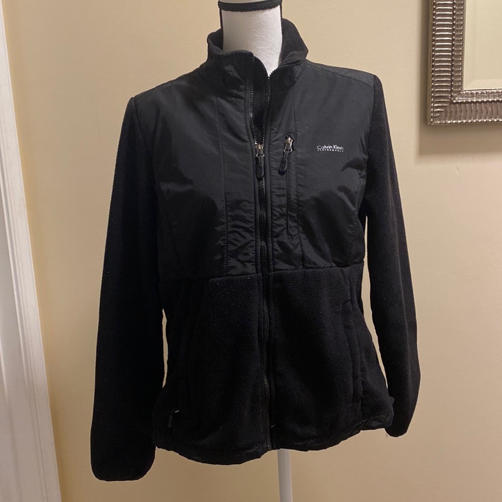 ❤️❤️Calvin Klein Performance Blue Fleece Jacket Sz M